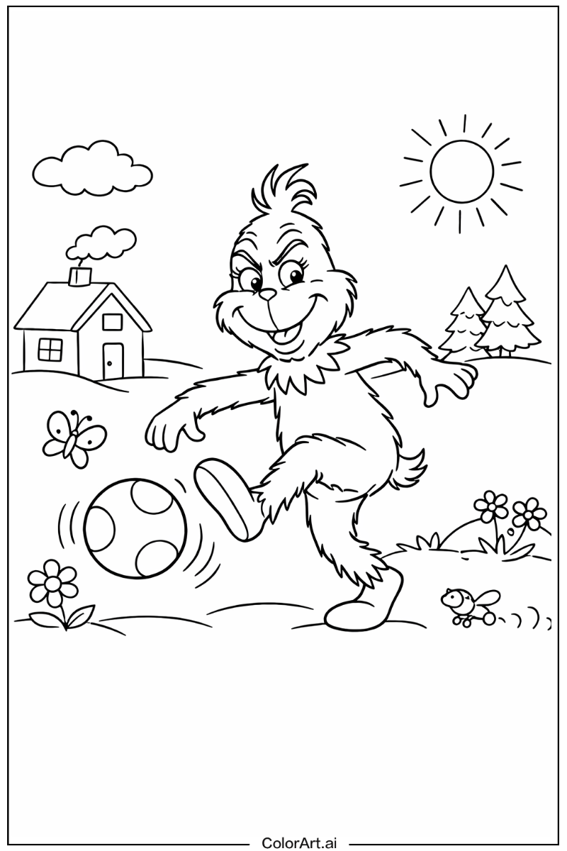 Grinch Playing Outside 3