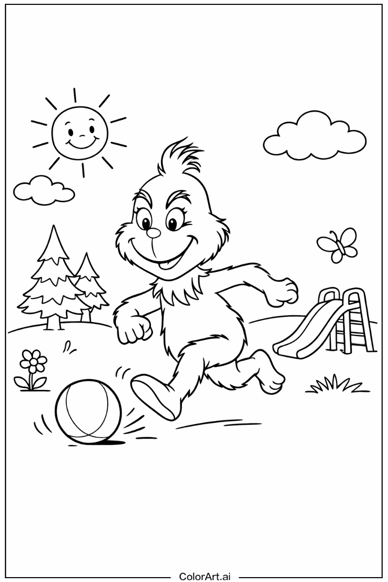 Grinch Playing Outside 4