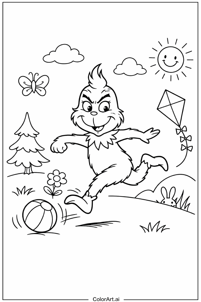 Grinch Playing Outside 5