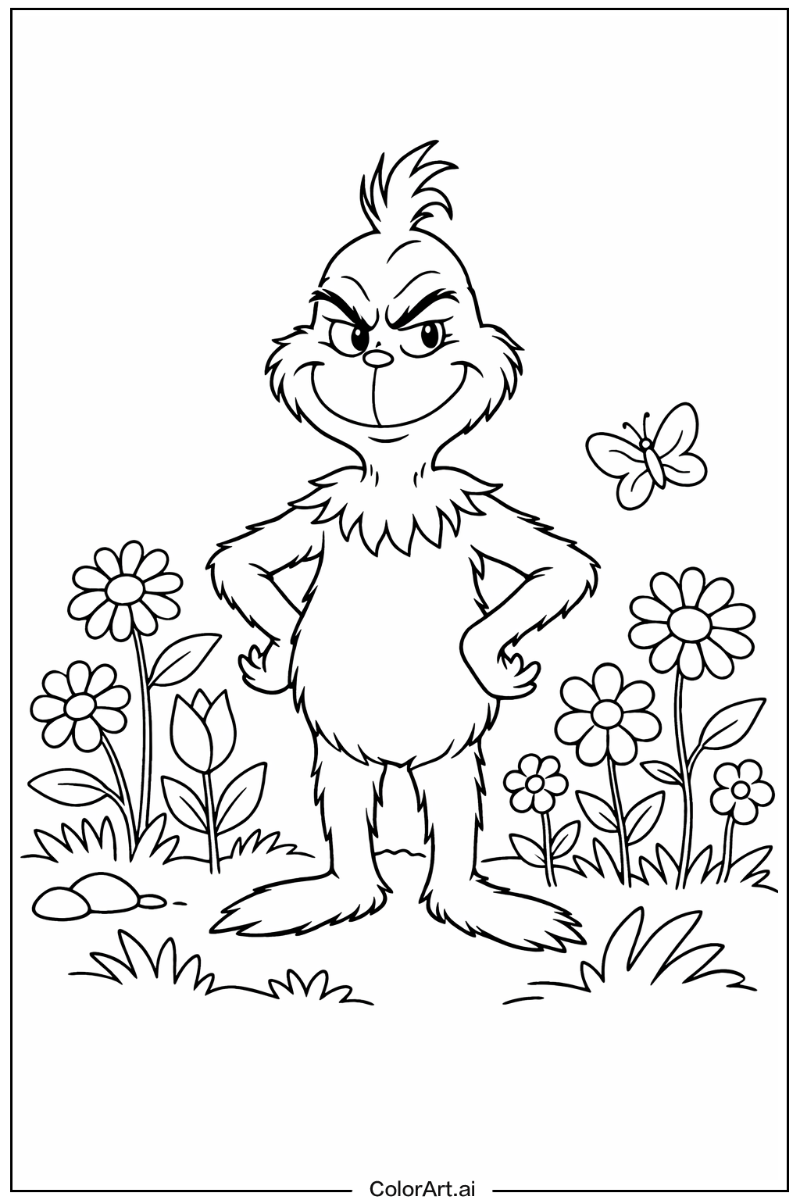 Grinch in a Garden 8