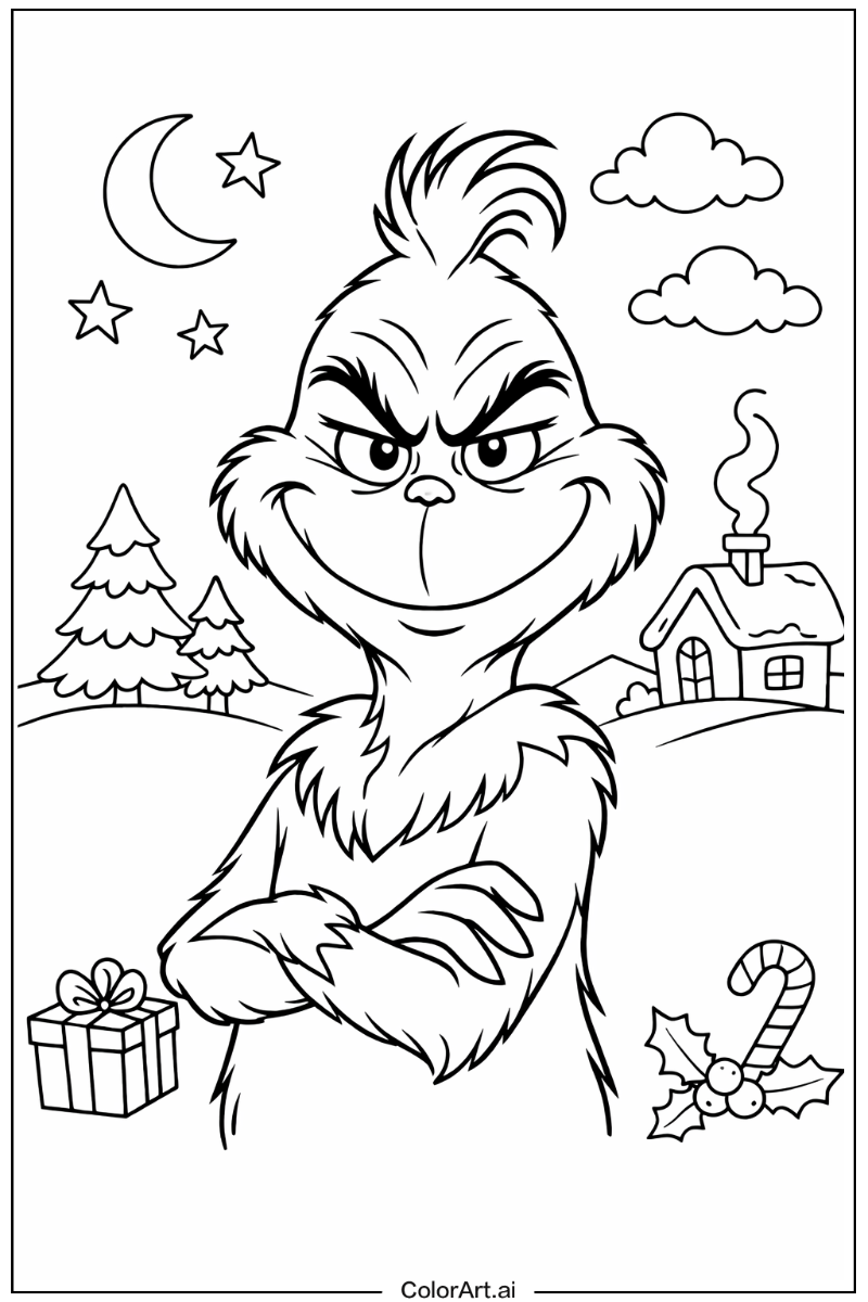 Smiling Grinch
