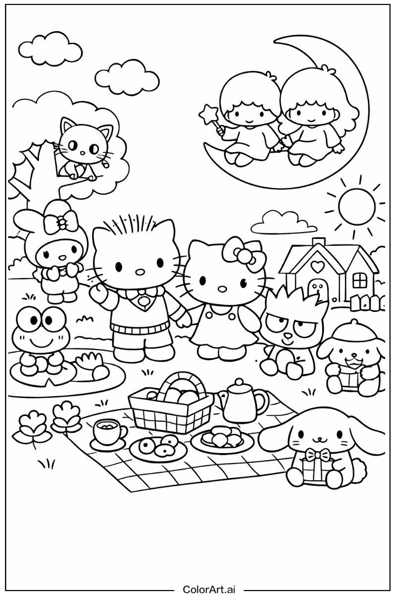 Dear daniel Hello kitty and friends Design