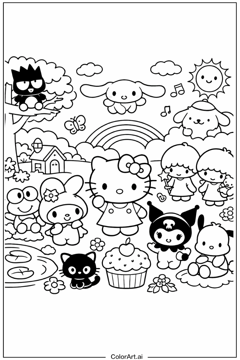 Sanrio Hello kitty and friends Design