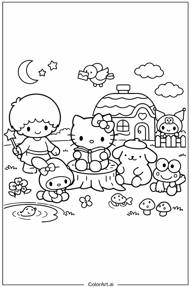 Kiki Hello kitty and friends Design 2