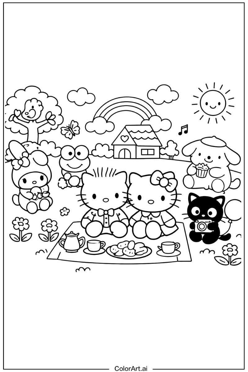 Dear daniel Hello kitty and friends Design 2