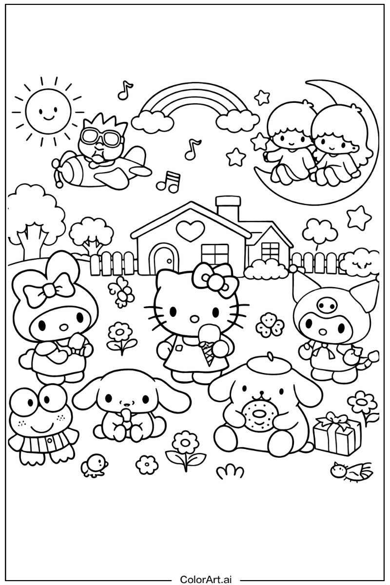 Sanrio Hello kitty and friends Design 2