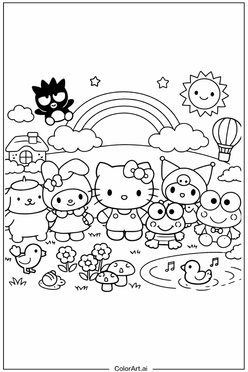 Kitty friends Hello kitty and friends Scene 2