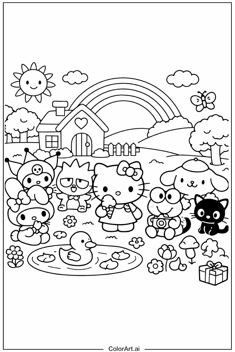 Hello kitty Hello kitty and friends Scene 3