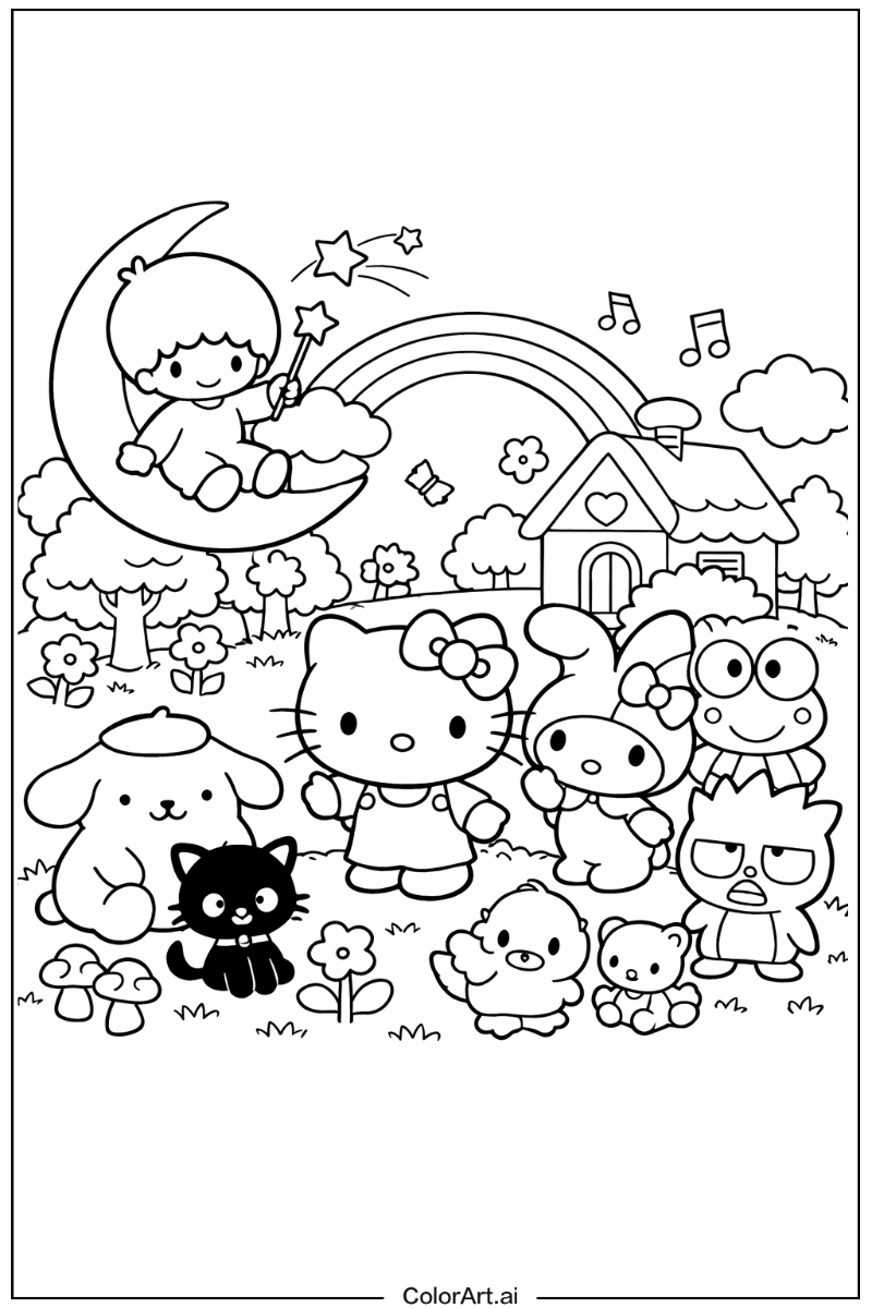 Kiki Hello kitty and friends Design