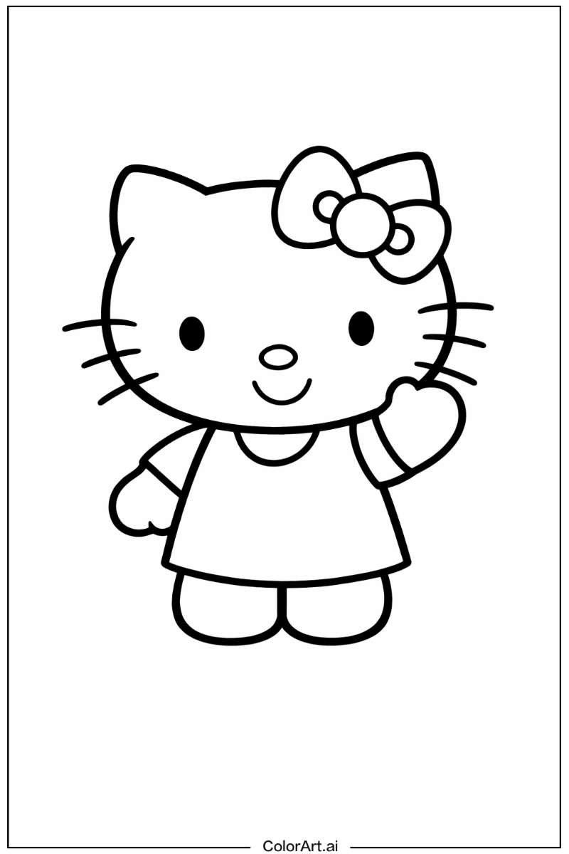 Happy Hello Kitty Portrait 2