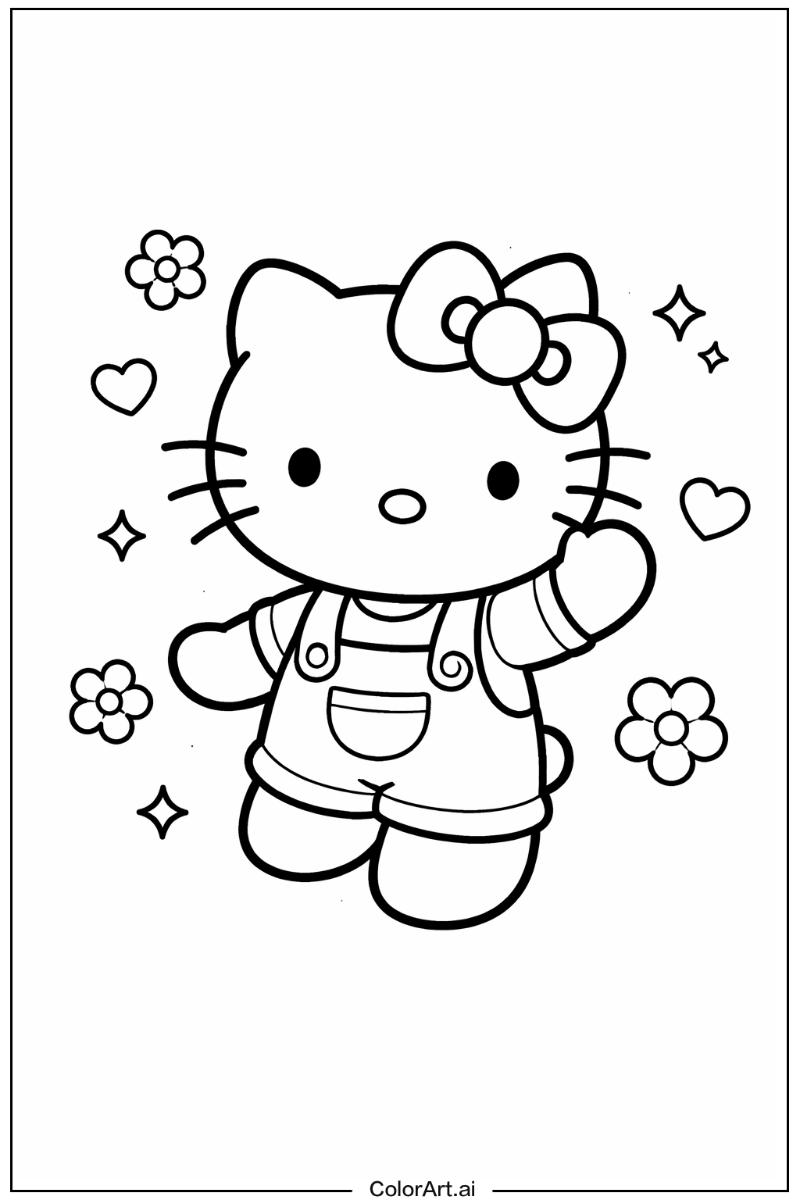 Happy Hello Kitty Portrait 3