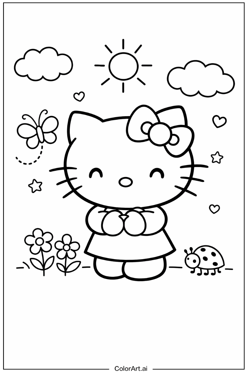 Smiling Hello Kitty 3