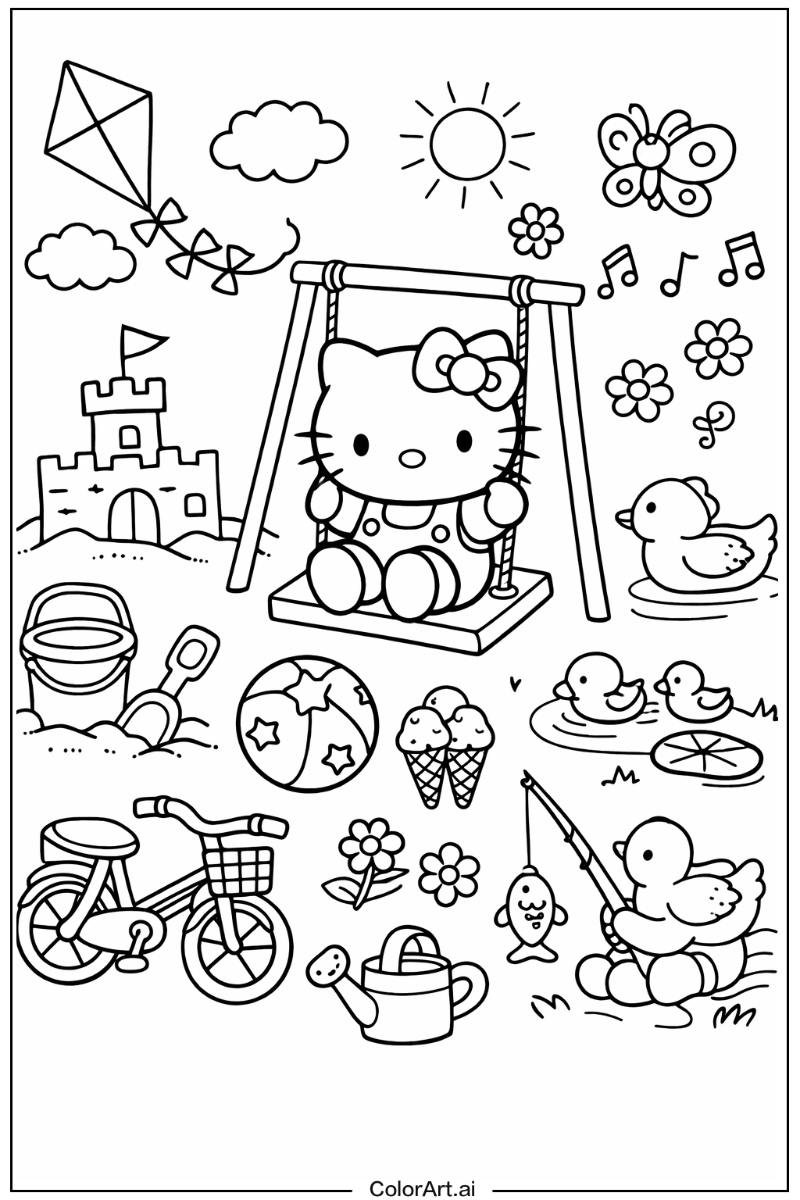 Hello Kitty Having Fun 3