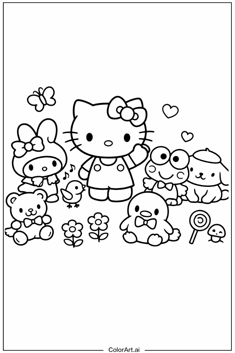 Hello Kitty with Friends 4