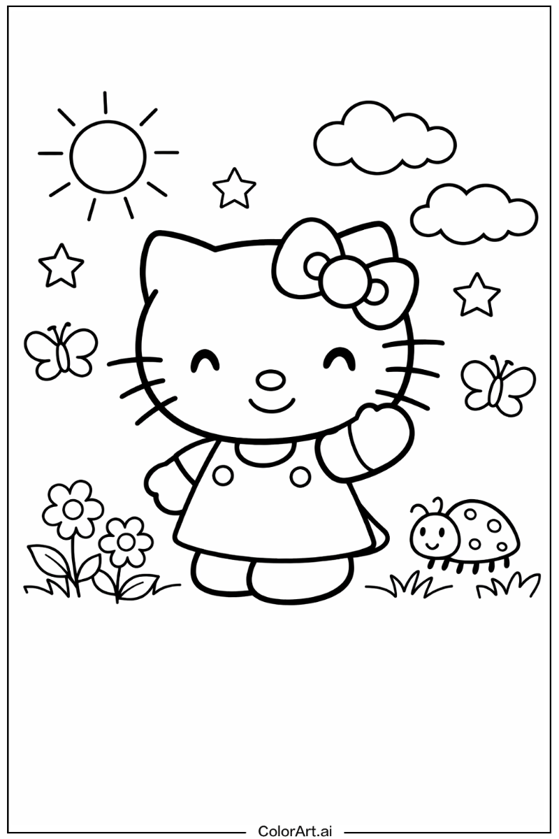 Smiling Hello Kitty 4