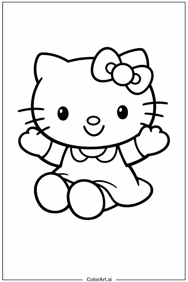 Happy Hello Kitty Portrait 5