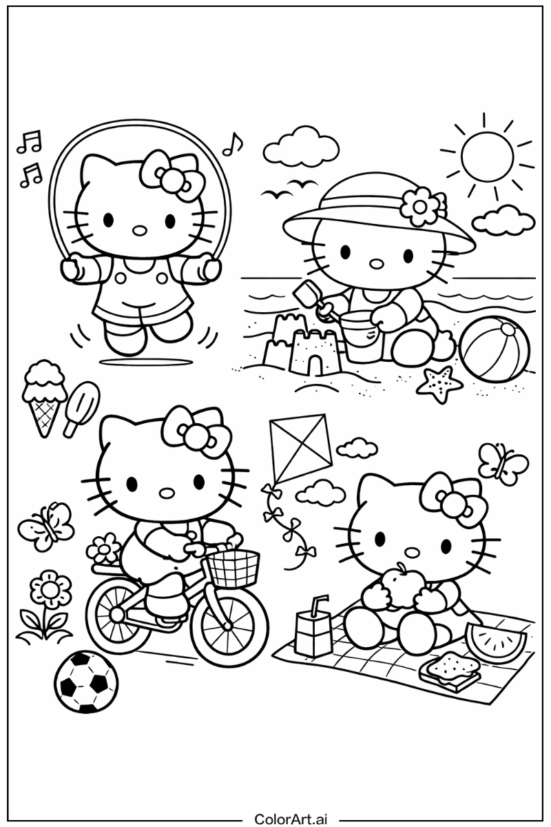 Hello Kitty Having Fun 5