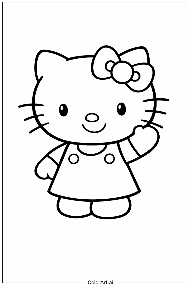 Happy Hello Kitty Portrait 6