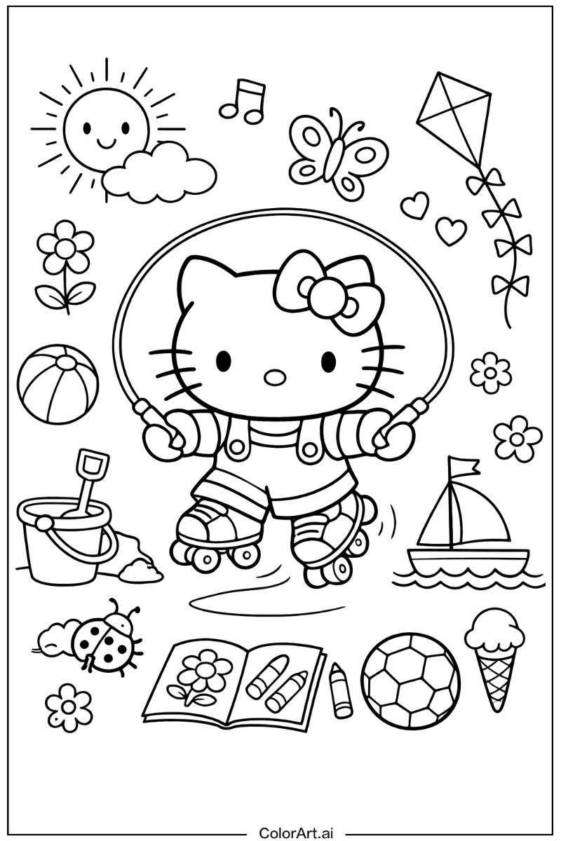 Hello Kitty Having Fun 6