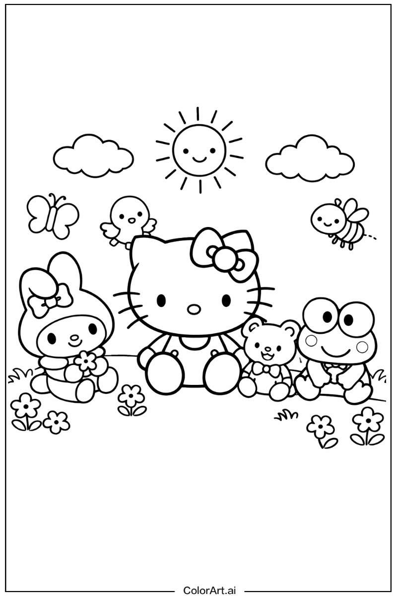Hello Kitty with Friends 7
