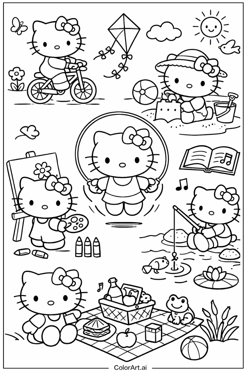 Hello Kitty Having Fun 7