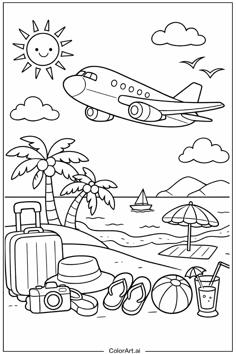 Holiday with Airplane Theme