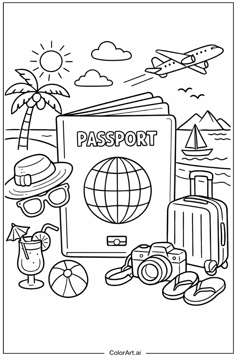 Passport Holiday Design