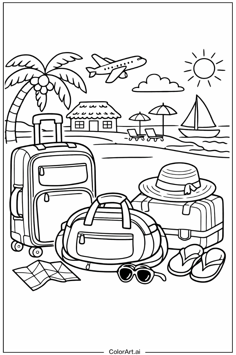 Holiday with Luggage Theme