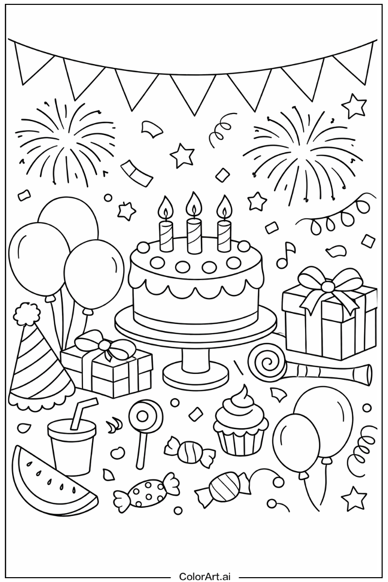 Celebration Holiday Scene