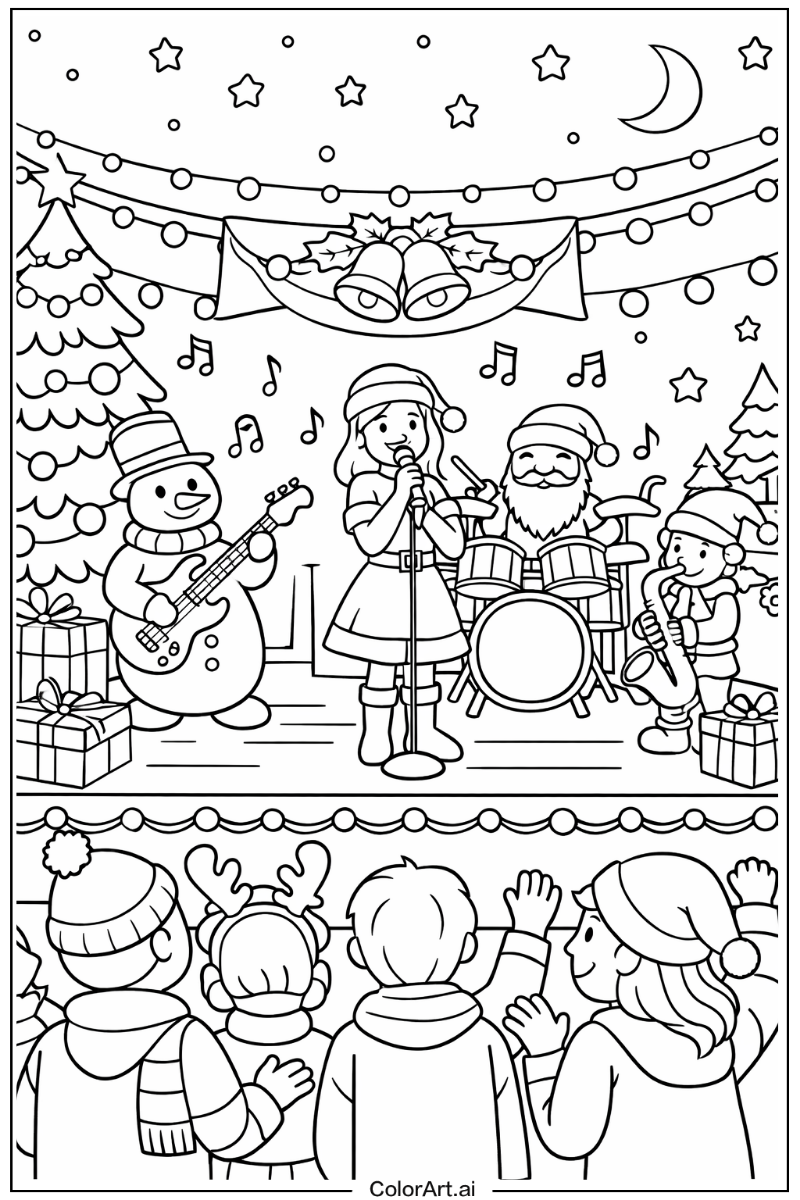 Concert Holiday Scene