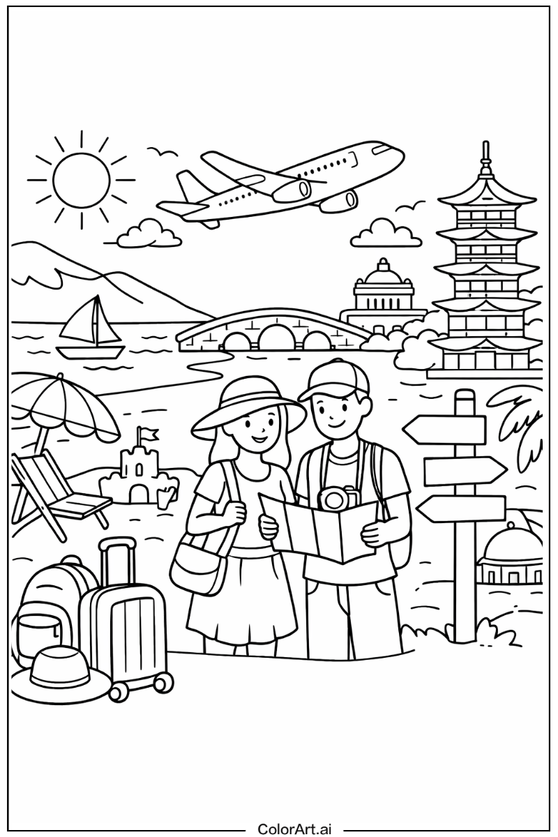 Tourism Holiday Scene