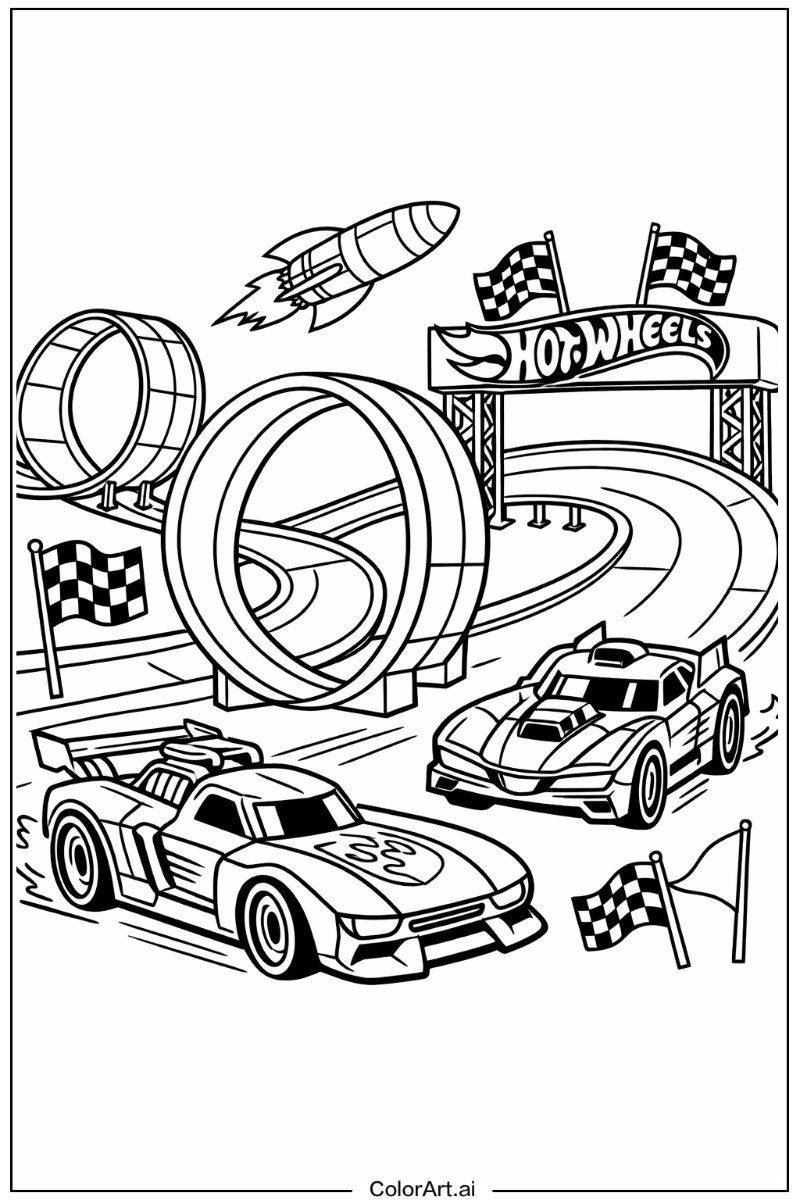 Hot wheels racing scene Hot wheels Scene