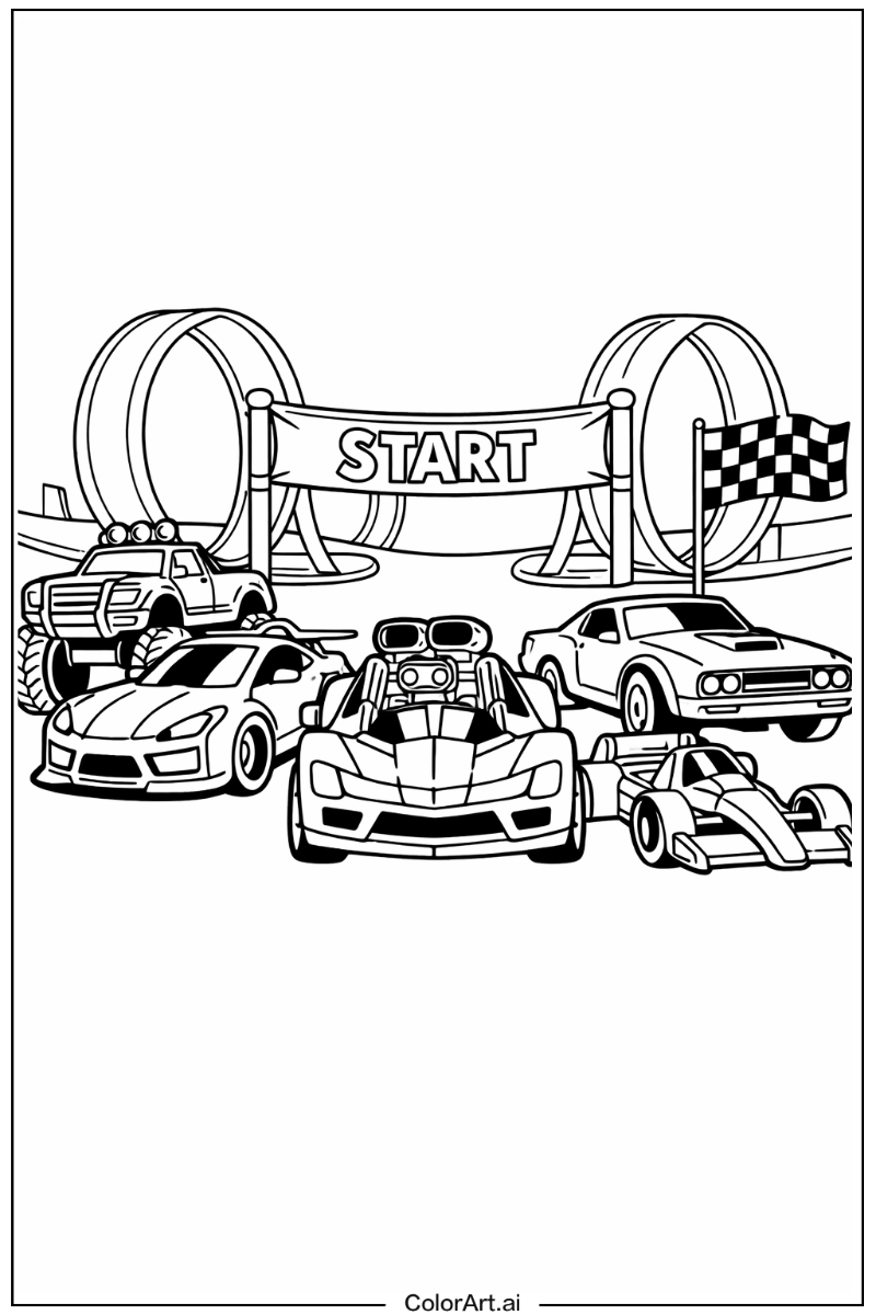 Hot wheels car lineup Hot wheels Scene