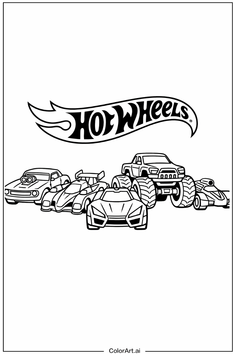 Hot wheels car lineup Hot wheels Scene 2