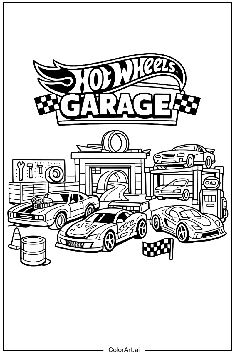 Hot wheels garage Hot wheels Design
