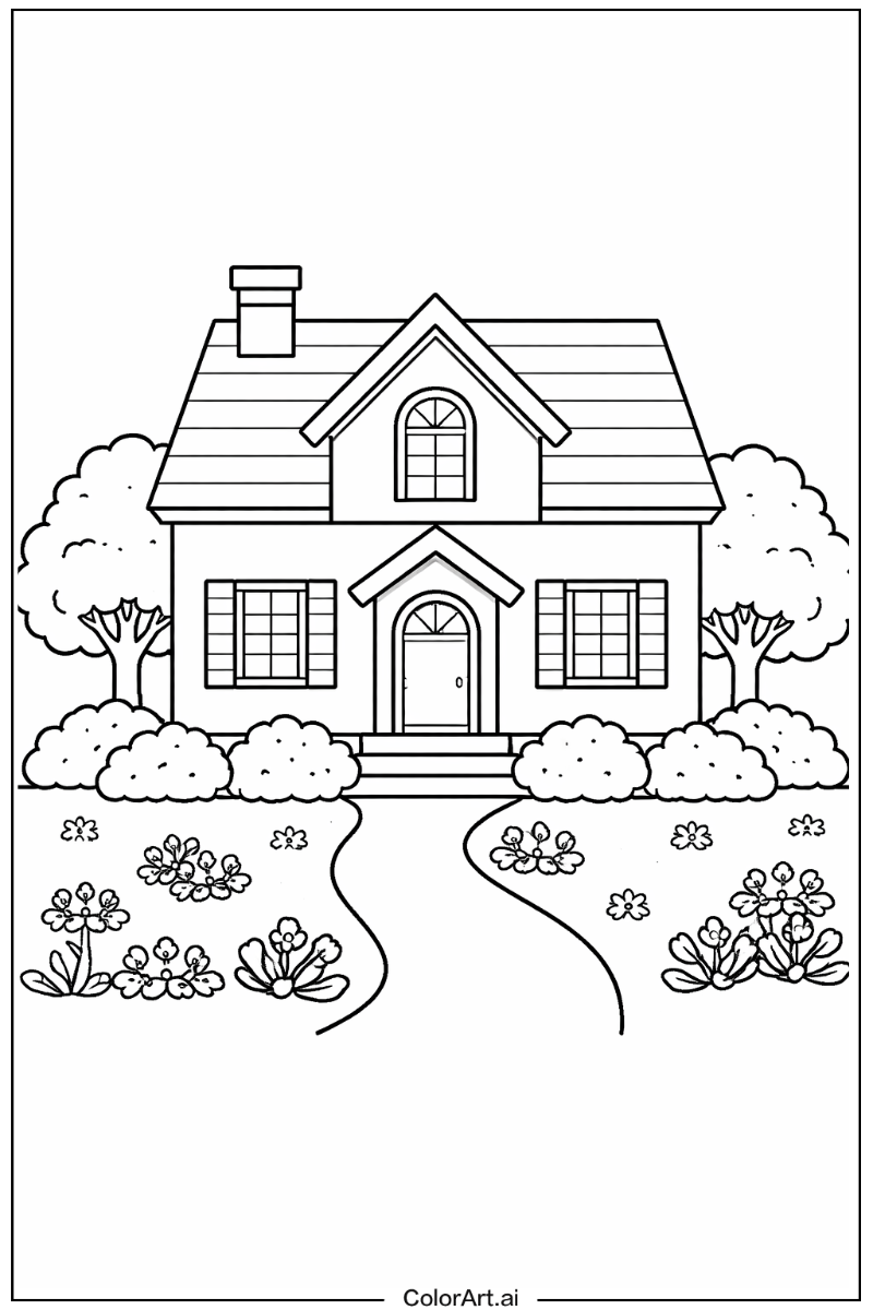 House with Traditional house Theme