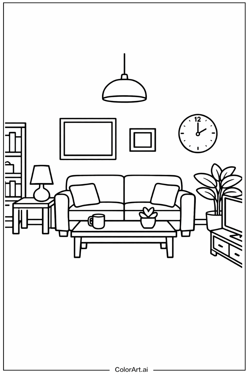 Living room House Scene