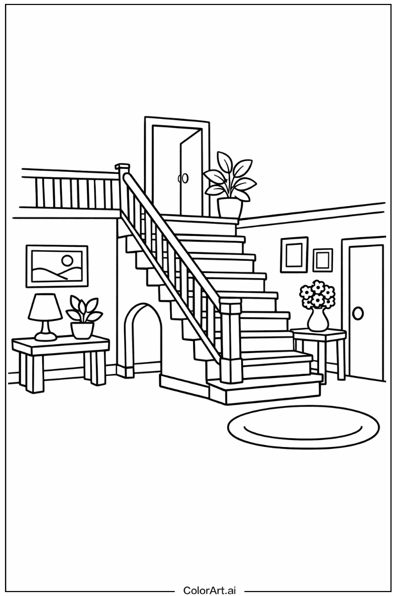 Staircase House Scene