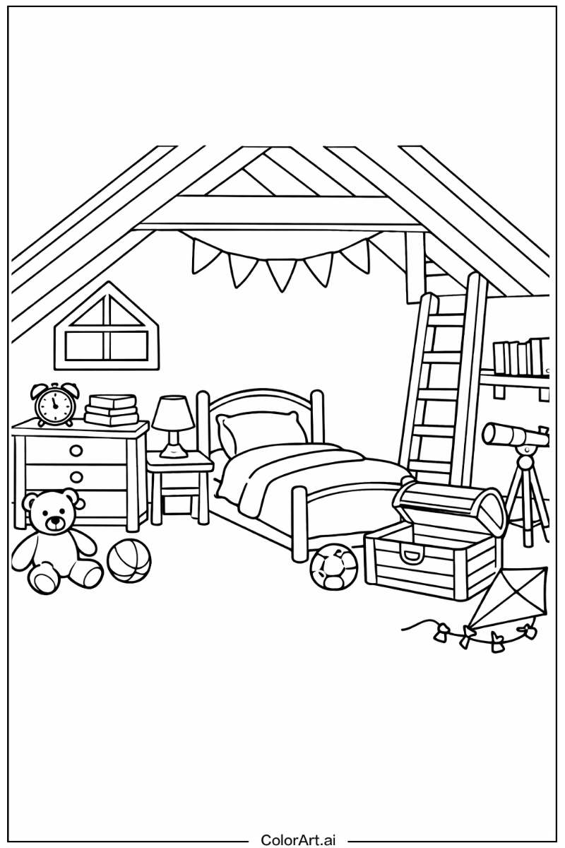 House with Attic Theme