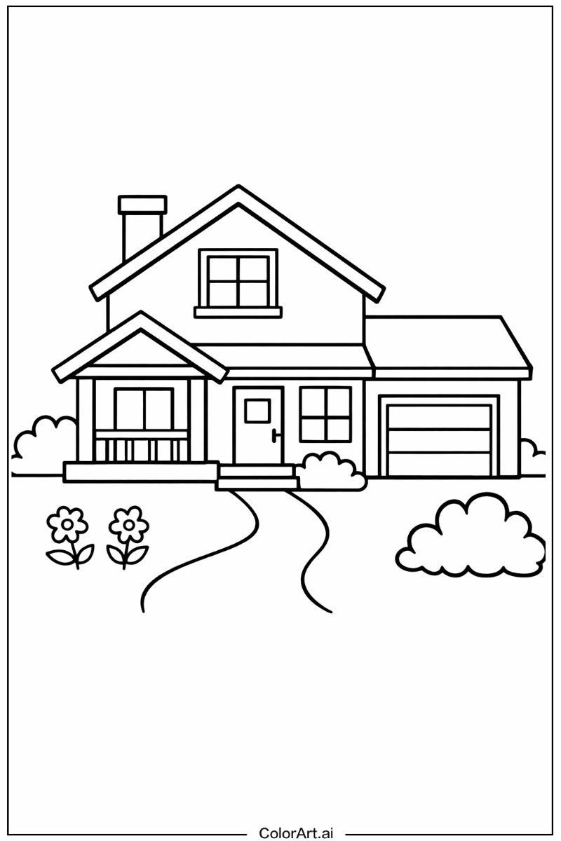 House with Detached house Theme 2