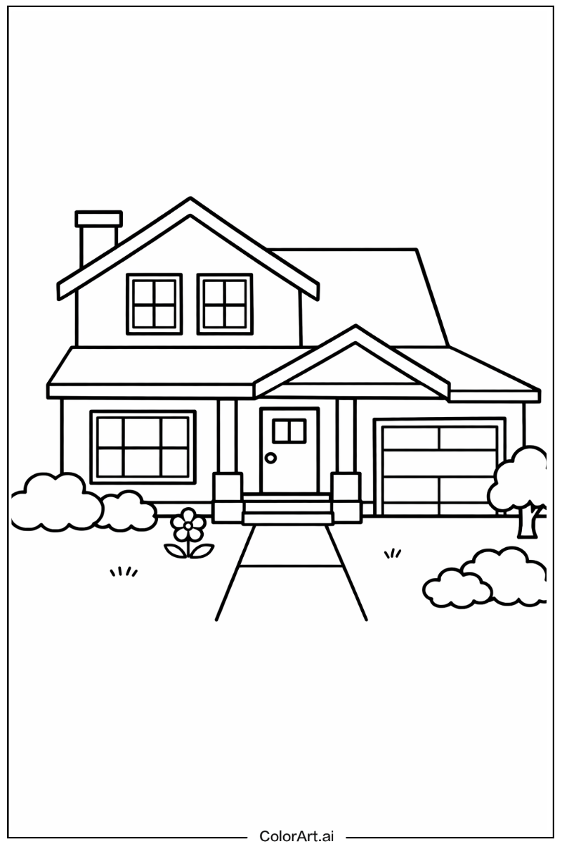 House with Detached house Theme