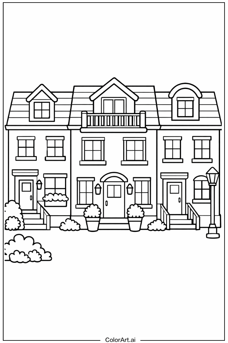 Townhouse House Scene