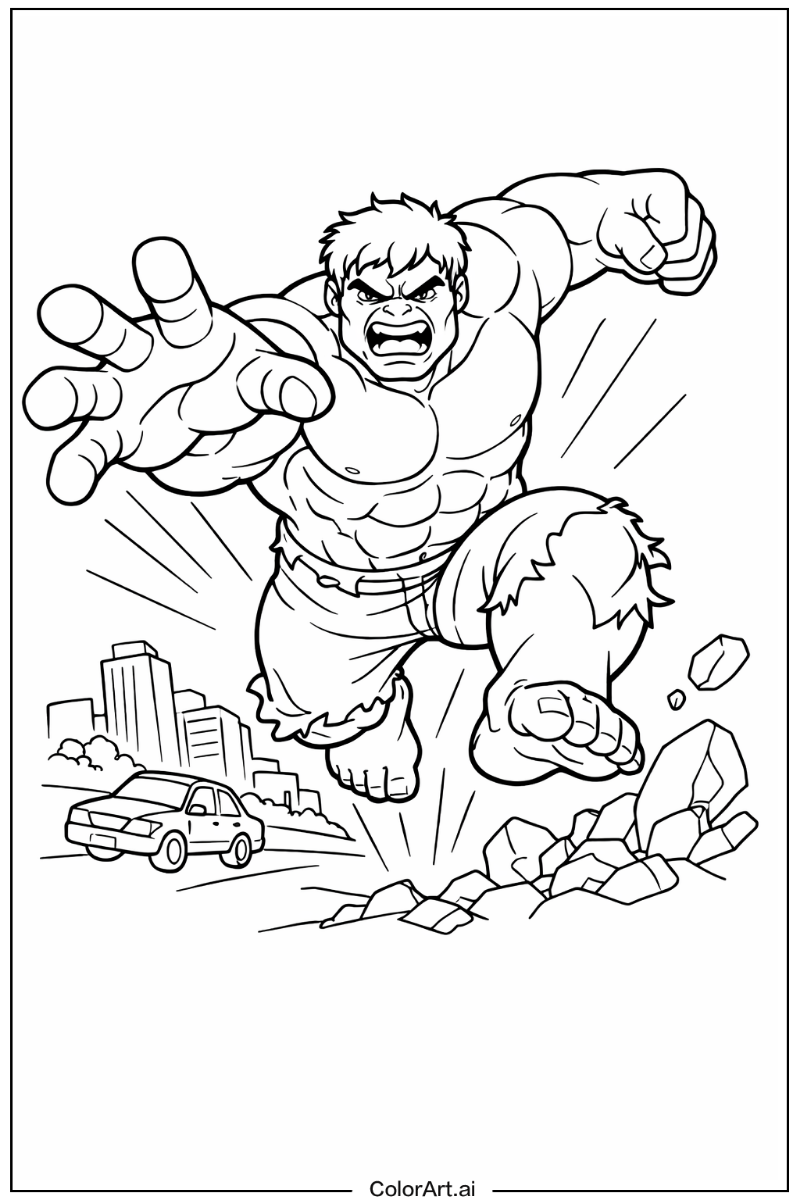 Hulk with Leaping Theme