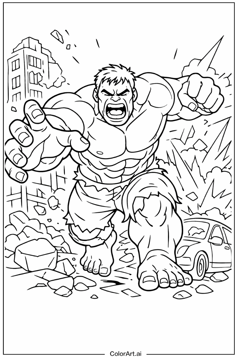 Attacking Hulk Design