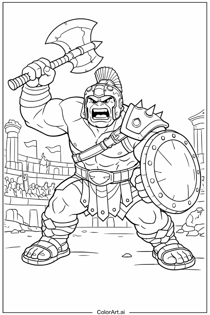 Gladiator hulk Hulk Design