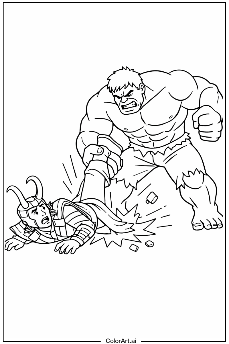 Hulk with Loki Theme