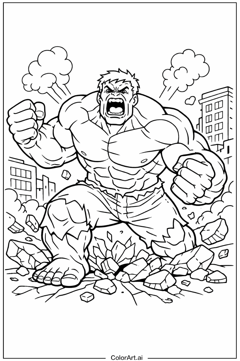 Hulk with Raging hulk Theme