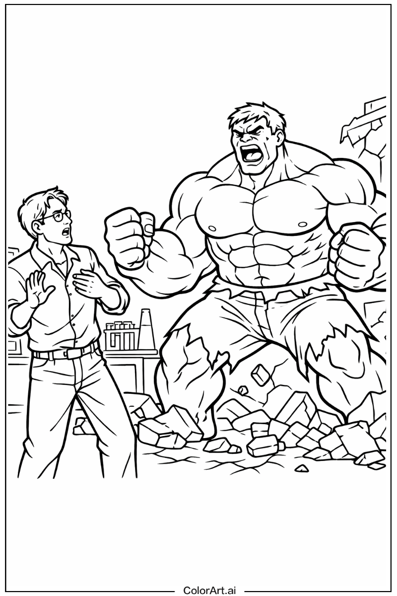Hulk with Bruce banner Theme 2