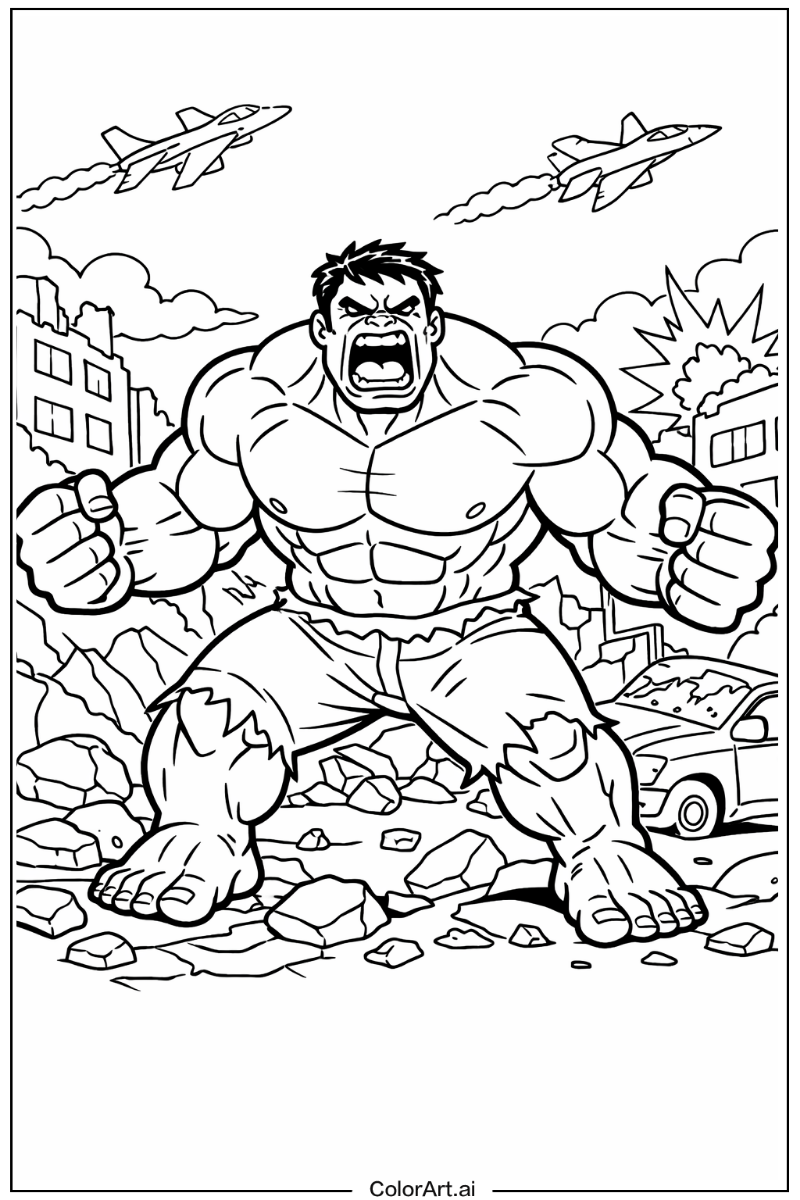 Angry hulk Hulk Scene 2