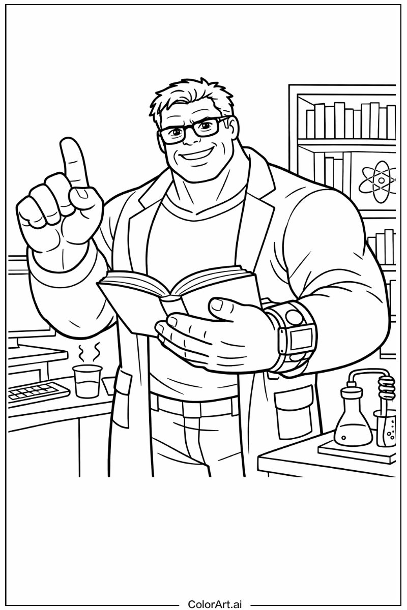 Hulk with Professor hulk Theme 2